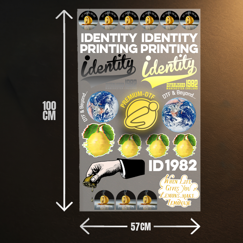 Custom DTF Heat Transfers Gang Sheet